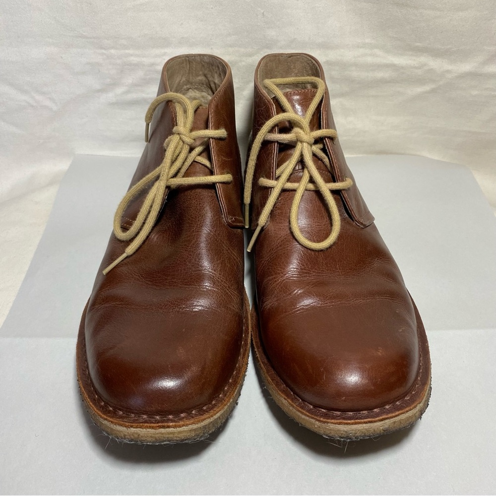 Ugg Men's Brown Leather Shoes - flaw